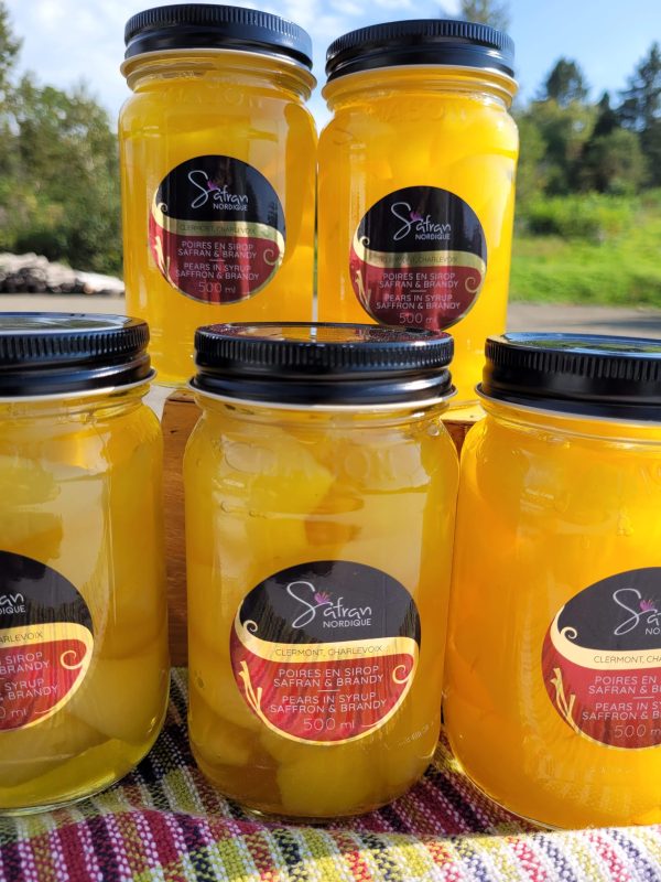 Poires en sirop au safran & brandy – Image 3