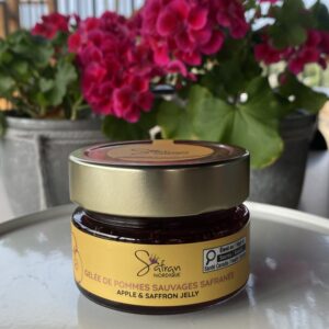 Gelée de pommes sauvage délicatement safranée